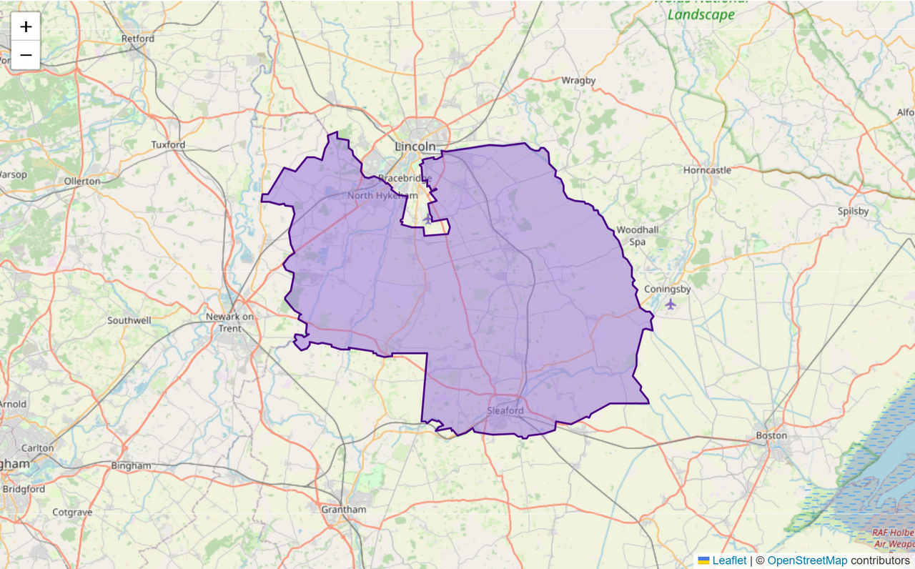 Sleaford Postcode Sleaford and North Hykeham Constituency: Map, Wards & Population