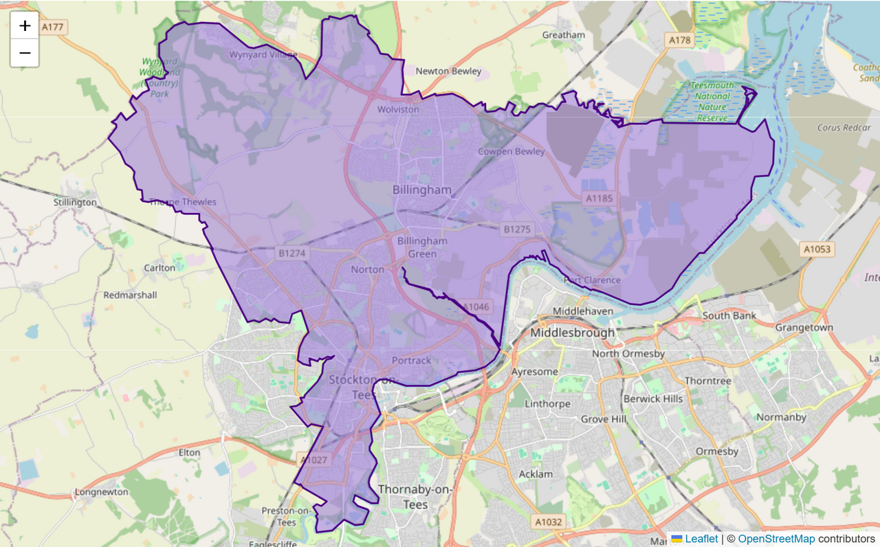 Stockton North Constituency Map Wards Population Baseview UK Stockton North Constituency Map Wards Population Baseview UK