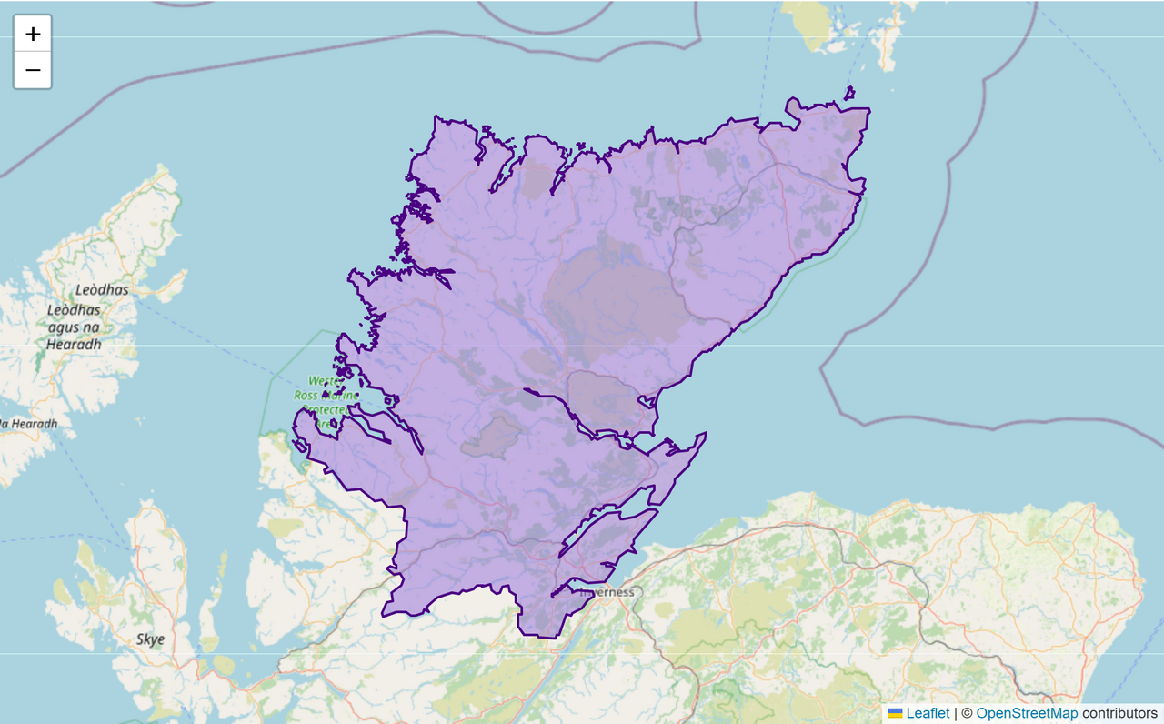 Caithness, Sutherland and Easter Ross Constituency: Map, Wards & Population