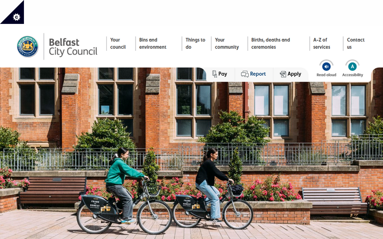 Website of Belfast City Council