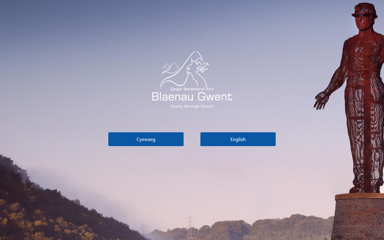 Website of Blaenau Gwent County Borough Council