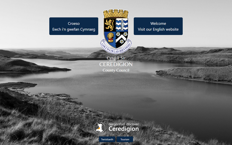 Website of Ceredigion County Council