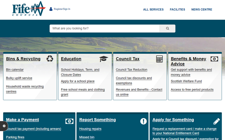 Website of Fife Council