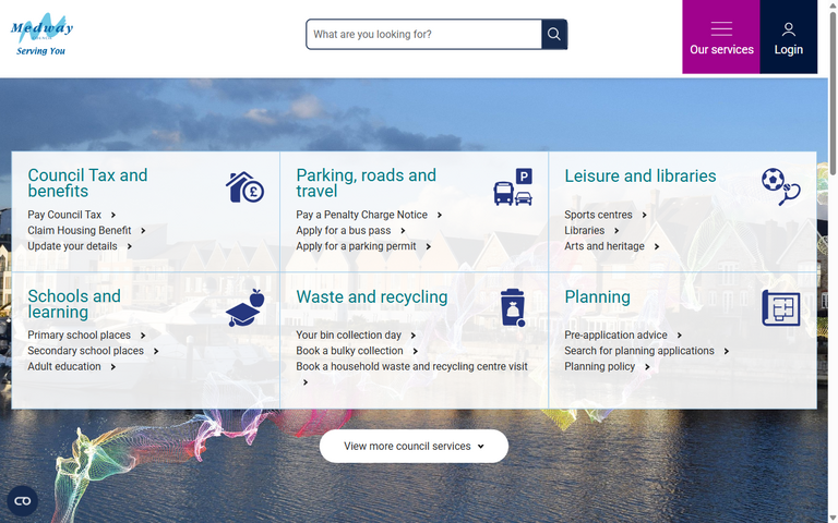 Website of Medway Council