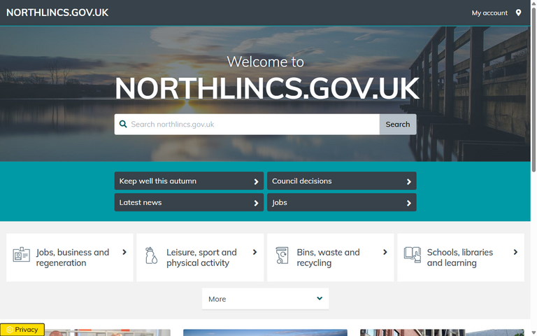 Website of North Lincolnshire Council