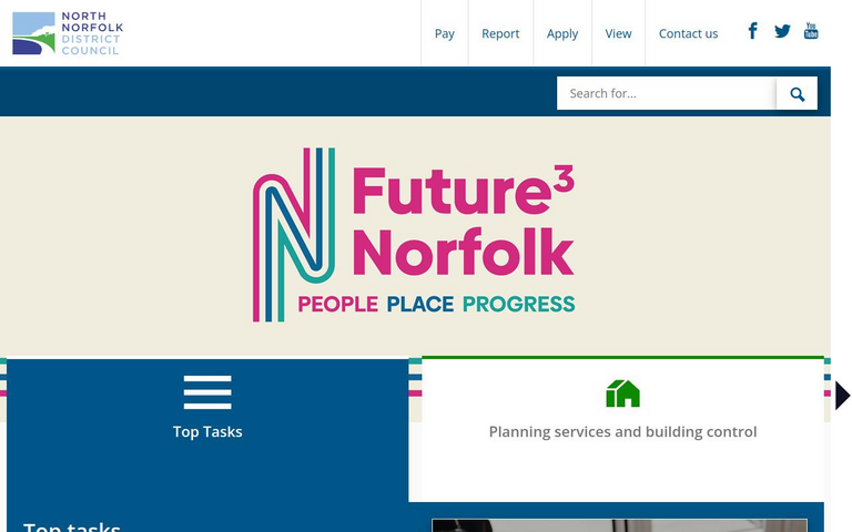 Website of North Norfolk District Council
