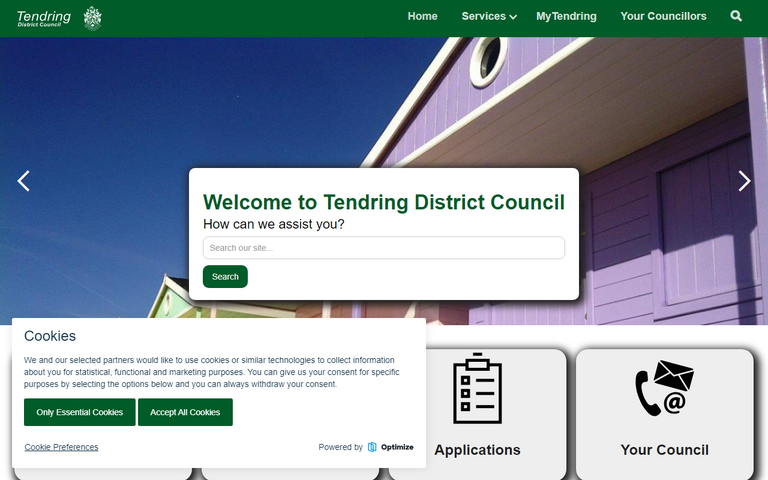 Website of Tendring District Council