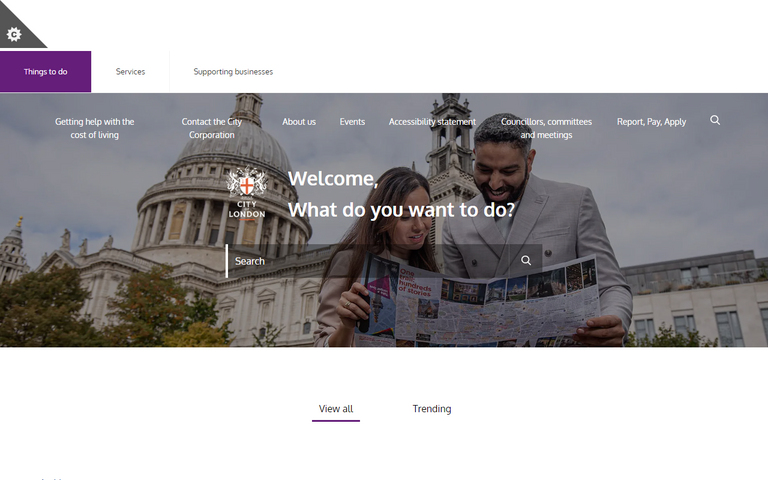 Website of The City of London Corporation