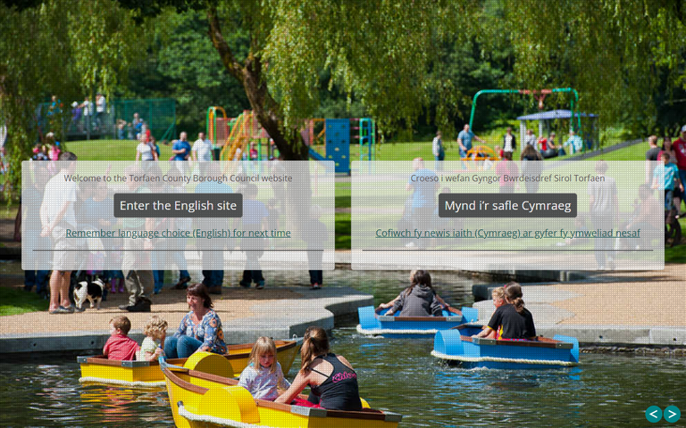 Website of Torfaen County Borough Council