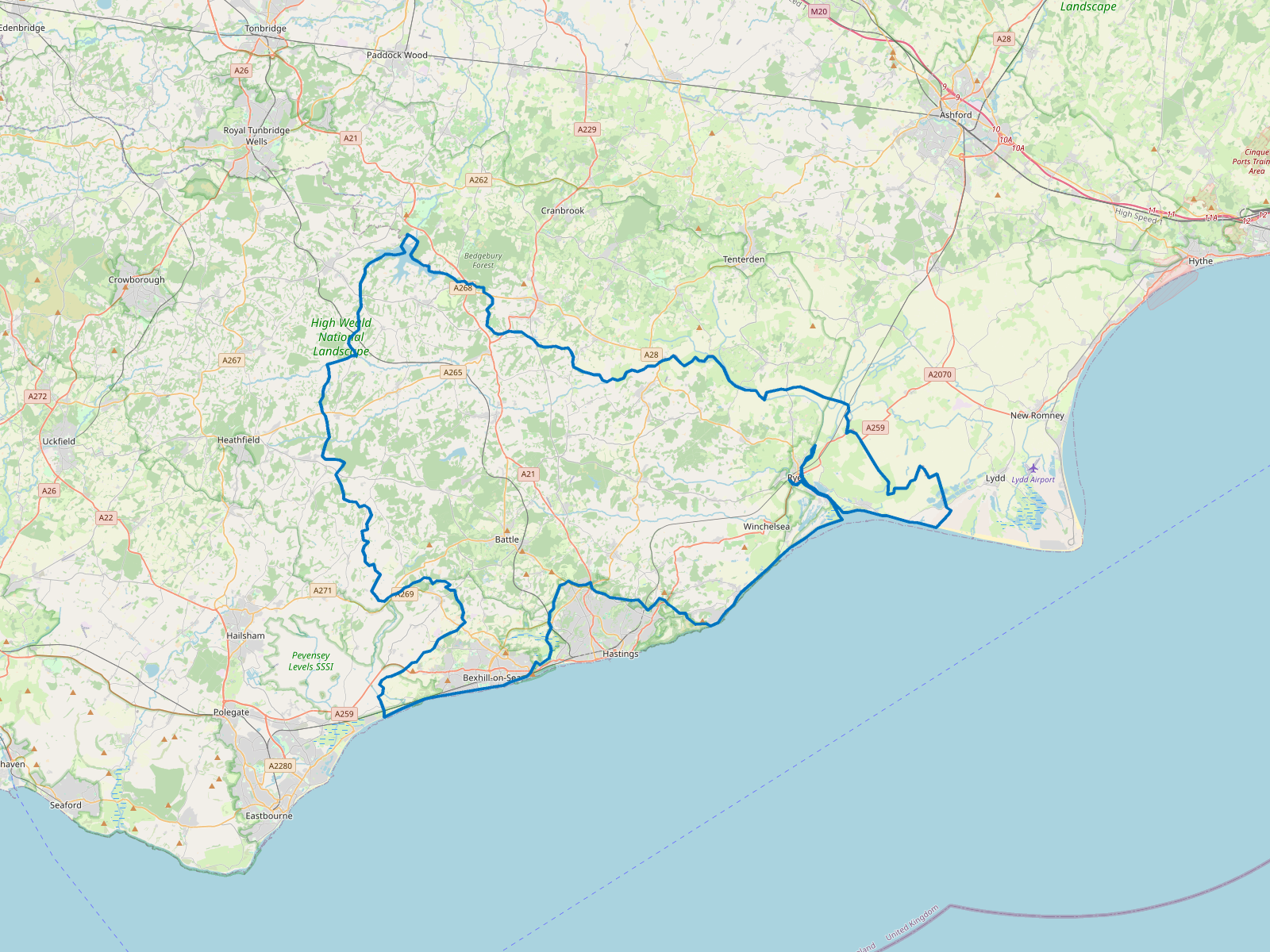 Map of Rother
