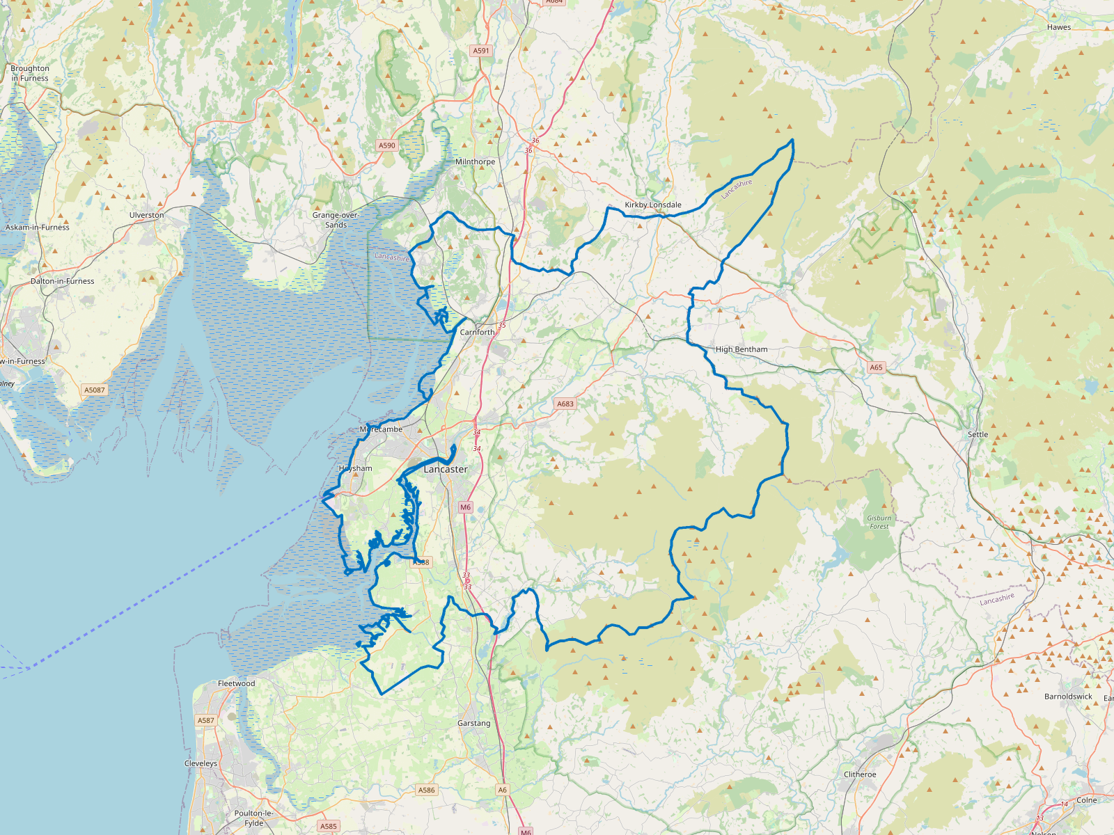 Map of Lancaster