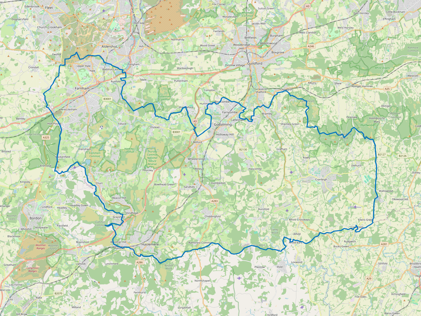 Map of Waverley