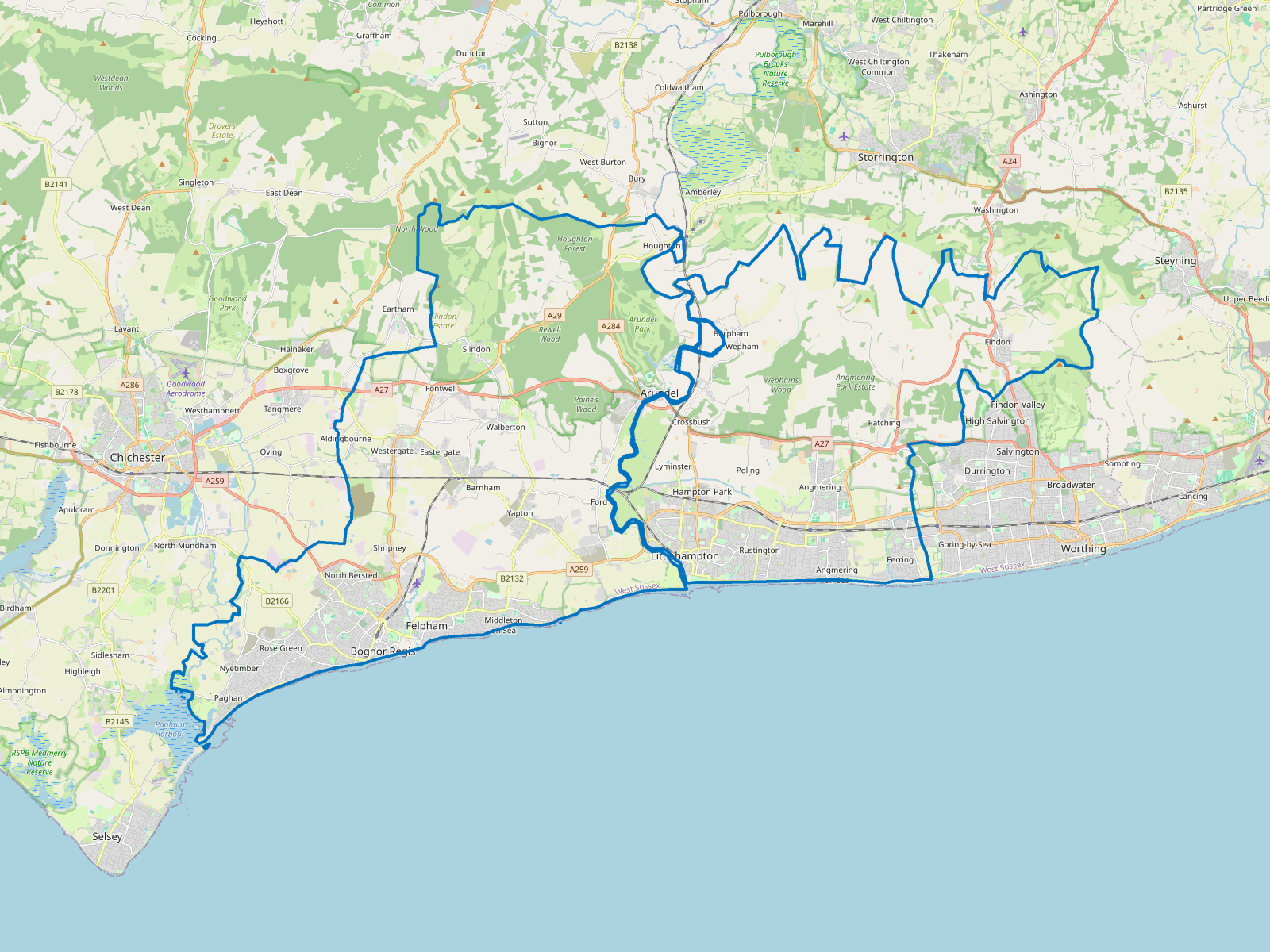 Map of Arun