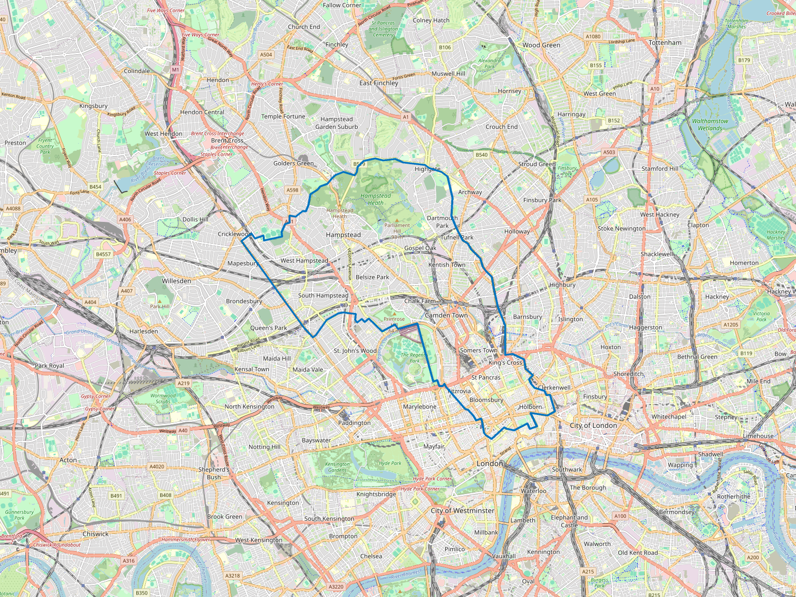 Map of Camden