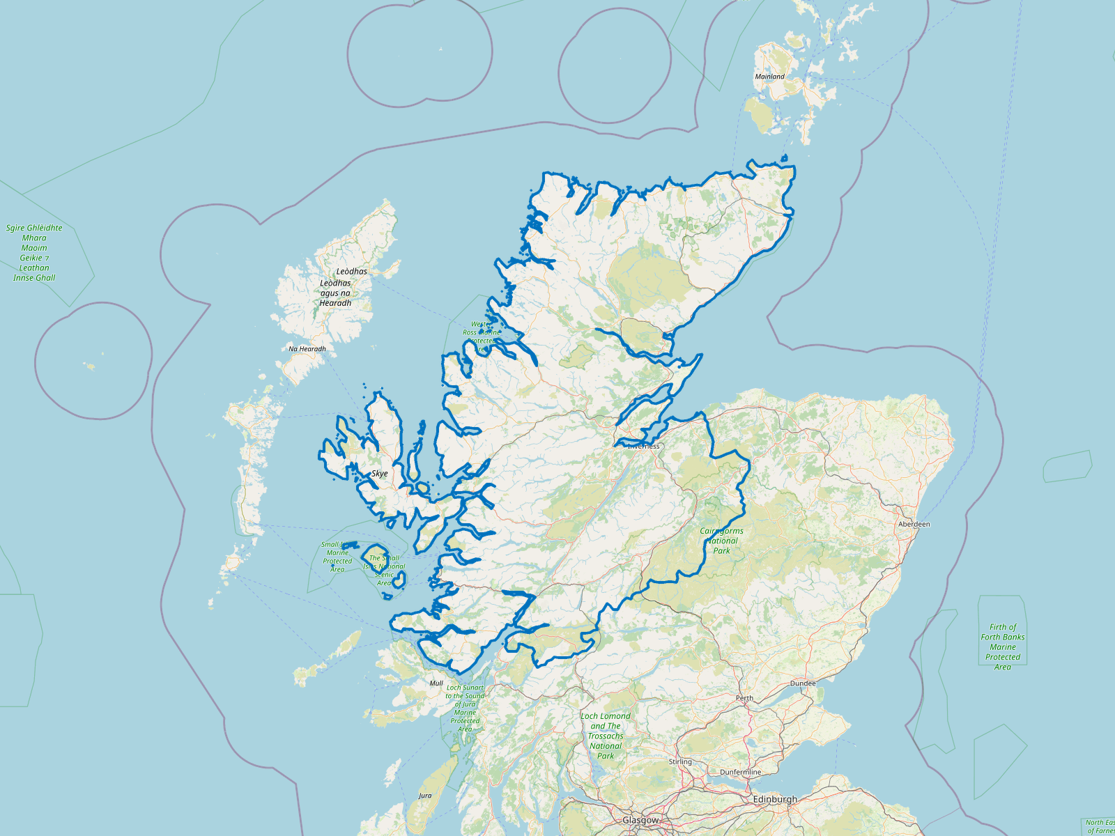 Map of Highland