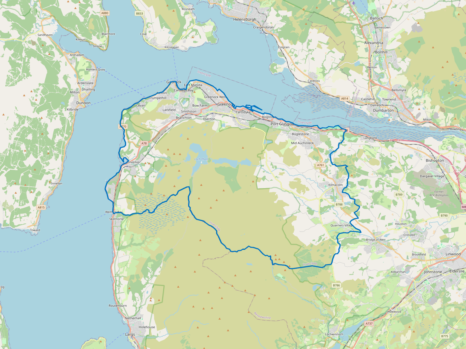 Map of Inverclyde