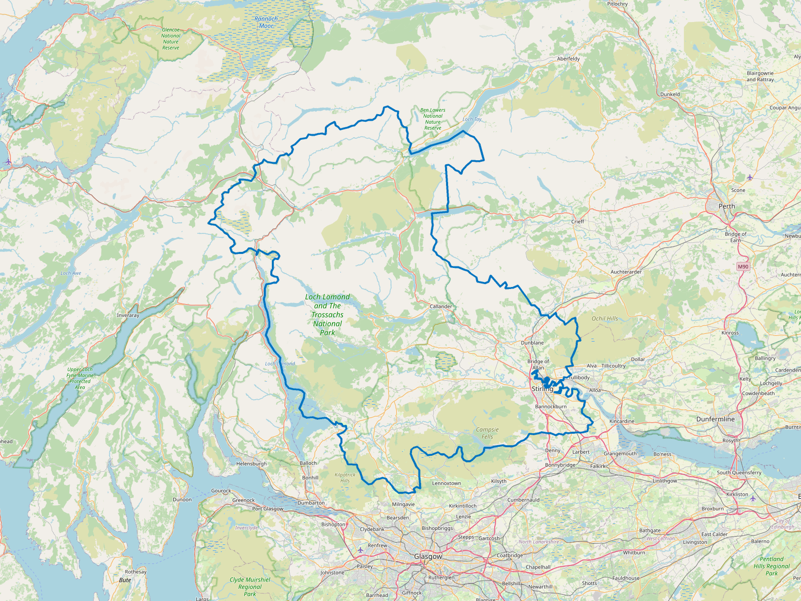 Map of Stirling